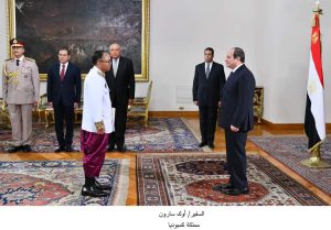 FB IMG 1663422590600 مصر .. الرئيس عبد الفتاح السيسي يتسلم أوراق اعتماد ١٣ سفيرا جديدا