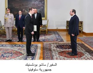 FB IMG 1663422618358 مصر .. الرئيس عبد الفتاح السيسي يتسلم أوراق اعتماد ١٣ سفيرا جديدا