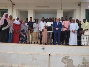 IMG 20220916 WA0008 السفير المصري في الخرطوم يلتقي مجموعة من الطلبة السودانيين المستفيدين من المنح المصرية