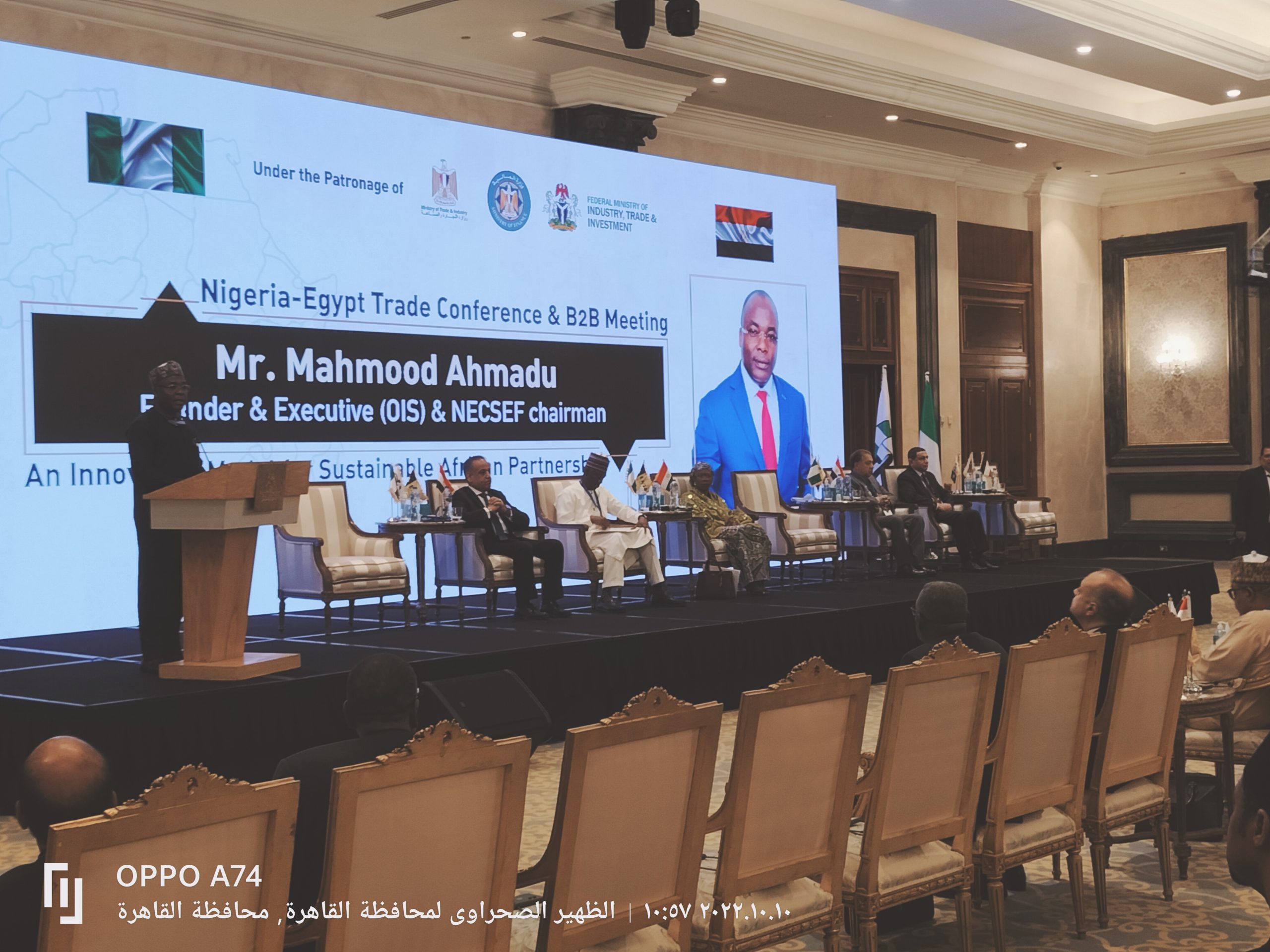 السفير النيجيري : مصر ونيجيريا اكبر اقتصادات القارة ولديهما فرص كبيرة لزيادة التعاون الاقتصادي 1 IMG20221010105704 scaled السفير النيجيري : مصر ونيجيريا اكبر اقتصادات القارة ولديهما فرص كبيرة لزيادة التعاون الاقتصادي