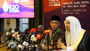 IMG 20221101 WA0023 بمشاركة ورعاية الرئيس الإندونيسي.. غدا انطلاقُ قمّة الأديان أول قمّةٍ دينيةٍ لمجموعة العشرين 