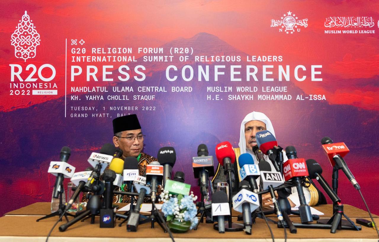 IMG 20221101 WA0024 بمشاركة ورعاية الرئيس الإندونيسي.. غدا انطلاقُ قمّة الأديان أول قمّةٍ دينيةٍ لمجموعة العشرين 