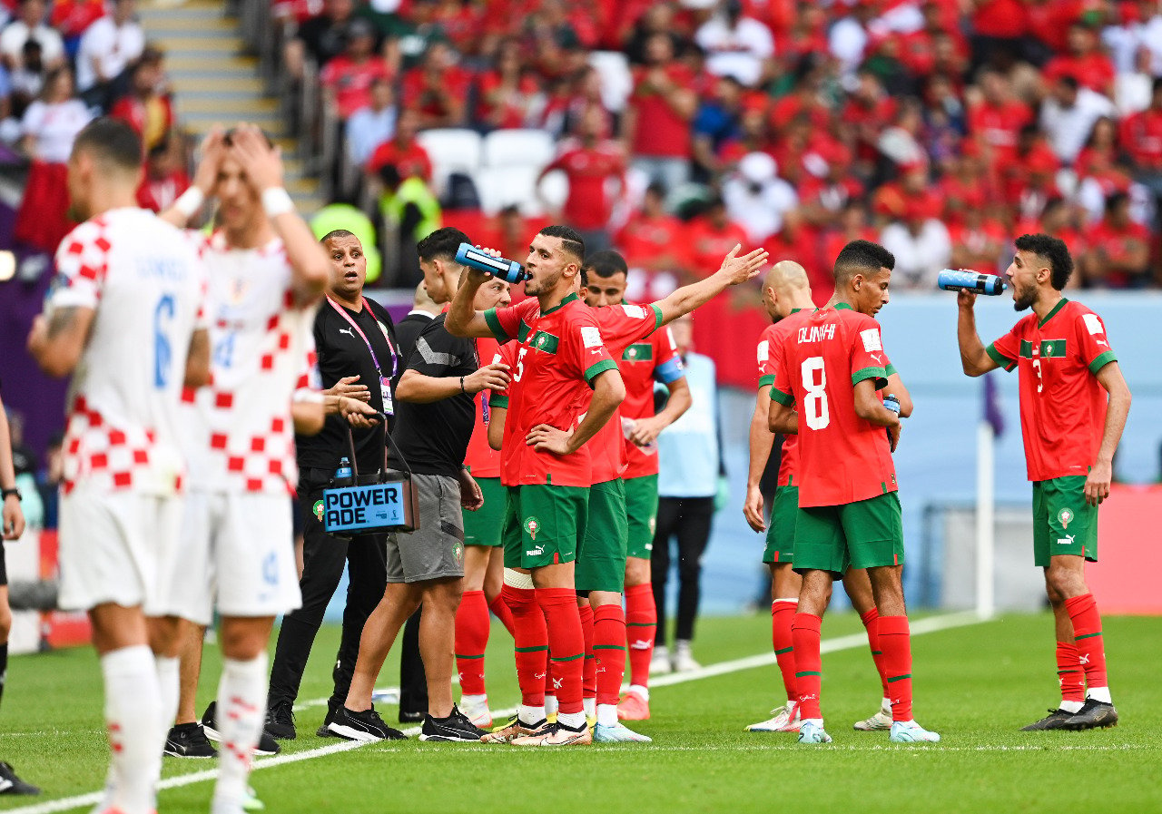 maroc croatie 4 "صحيفة ماركا الإسبانية" تحذر منتخب بلادها من أسود الأطلس في حالة مواجهتهما في ثمن النهائي كأس العالم