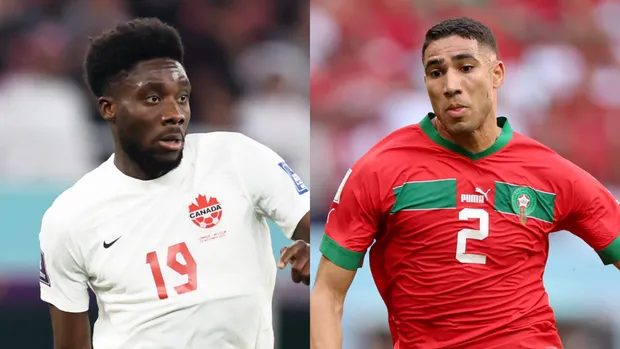 MP Alphonso Davies Canada vs Hakimi Morocco تعرف على جدول مباريات اليوم الخميس 1 ديسمبر في كأس العالم 2022 والدوري المصري الممتاز