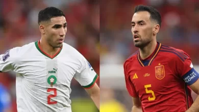 winner hakimi morocco vs busquets spain جدول مواعيد مباريات اليوم الثلاثاء 6 ديسمبر في كأس العالم 2022 والقنوات الناقلة