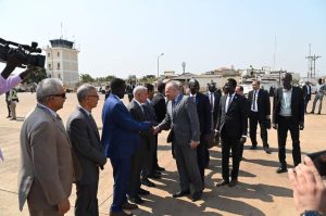 FB IMG 1674481999023 وزير الري المصري يصل جنوب السودان في زيارة رسمية لمدة ٣ أيام
