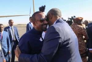 FB IMG 1674721471847 بالصور ..  رئيس الوزراء الإثيوبي أبي أحمد يصل السودان في زيارة رسمية