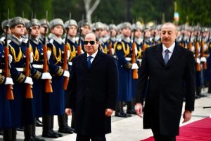 FB IMG 1674901870906 مصر .. الرئيس السيسي يعقد مباحثات قمة مع رئيس أذربيجان