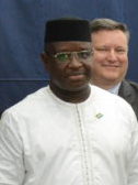 Julius Maada Bio White House delegation 2018 cropped سيراليون: قانون جديد يمنح النساء 30٪ من المناصب