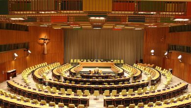 United Nations Trusteeship Council chamber in New York City 2 3 دول أفريقية تفقد حق التصويت في الأمم المتحدة 