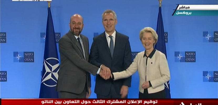 resize 1 توقيع إعلان للتعاون بين الناتو والاتحاد الأوروبي