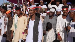 FB IMG 1675447214125 السودان .. « البرهان » يشهد زواج جماعي في النيل الأبيض