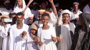 FB IMG 1675447217030 السودان .. « البرهان » يشهد زواج جماعي في النيل الأبيض