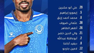 FB IMG 1676724069910 السودان .. محمد عبد الرحمن يقود هجوم الهلال السوداني أمام الأهلي المصري