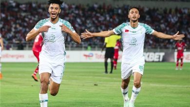 large 1 الرجاء المغربي يهزم حوريا كوناكري الغيني بثنائية في دوري أبطال إفريقيا