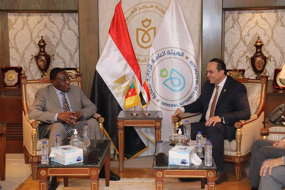 FB IMG 1678699595903 مصر .. رئيس "  الرعاية الصحية "  يبحث مع السفير الكاميروني تعزيز التعاون في اجتذاب السياحة العلاجية القادمة من الكاميرون لمصر