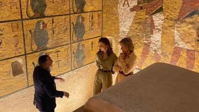 FB IMG 1678903341356 مصر .. ملكة بلجيكا تزور عدد من المعالم الأثرية بالأقصر