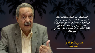 Prof. Helmi Sharawy ar 1 (CODERSIA) ينعي "البروفيسور حلمي شعراوي"