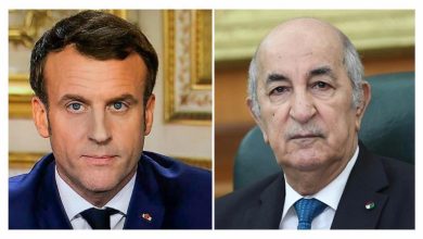 وماكرون الجزائر : الرئيس تبون يبلغ ماكرون عودة السفير الجزائري إلي باريس قريبا