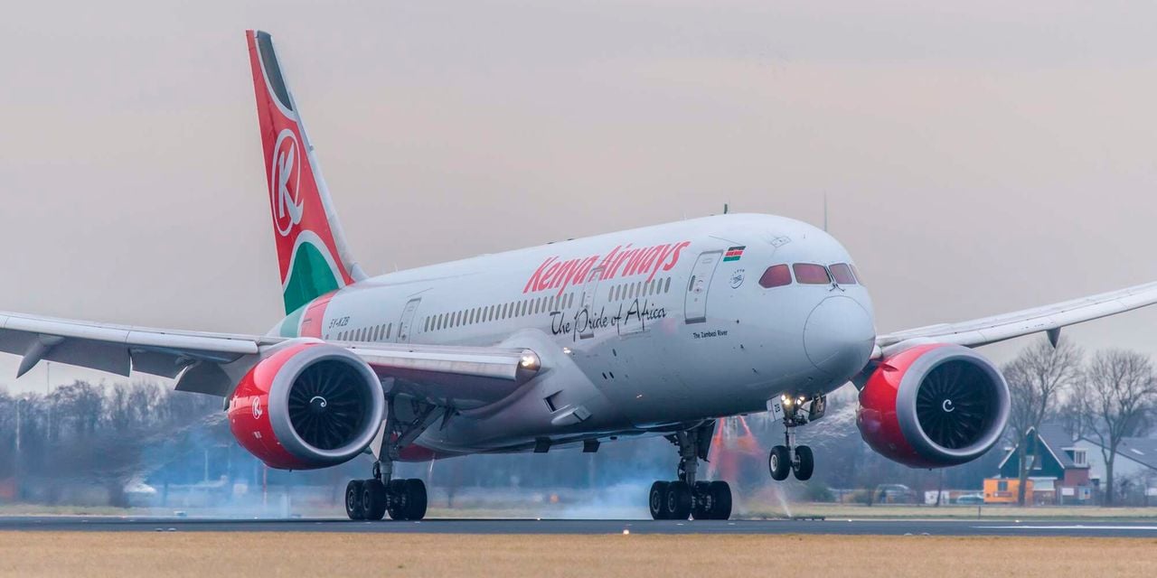 kq plane السودان .. الخطوط الكينية تلغي رحلات الخرطوم