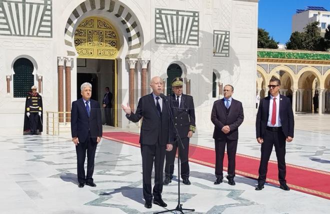 رسائل نارية من الرئيس التونسي : الإملاءات من الخارج مرفوضة .. وتونس للتونسيين وليست للبيع 1 الرئيس التونسي قيس سعيد رسائل نارية من الرئيس التونسي : الإملاءات من الخارج مرفوضة .. وتونس للتونسيين وليست للبيع