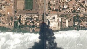 ٢٠٢٣٠٤١٧ ١٤٤٥٠٩ شاهد حجم الدمار الذي تسببت فيه الاشتباكات بين الجيش السوداني والدعم السريع في الخرطوم 