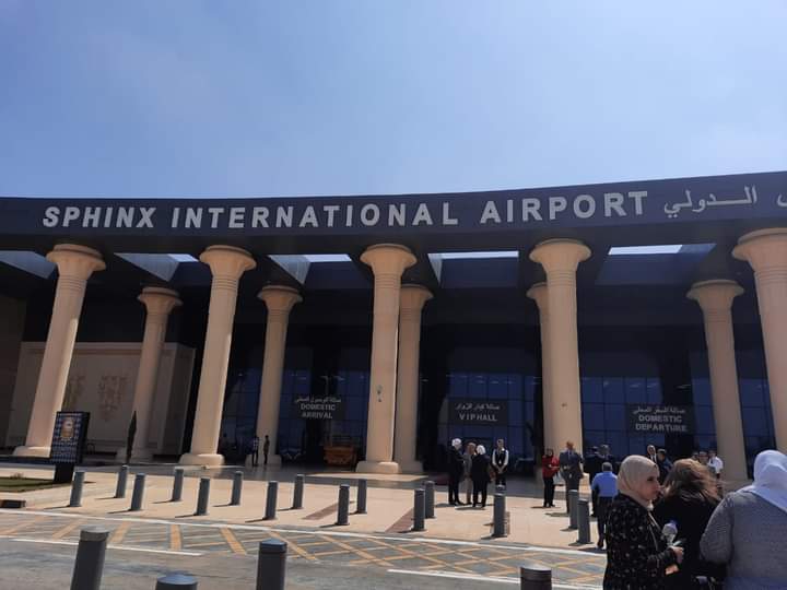 FB IMG 1683626606756 المصرية للمطارات: مطار سفنكس يخفف الضغط على مطار القاهرة ويشجع سياحة اليوم الواحد