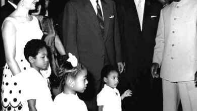 Nkrumah his family and Nasser 1965 « كوامي نكروما » .. من النضال لاستقلال غانا إلي حلم الوحدة الإفريقية