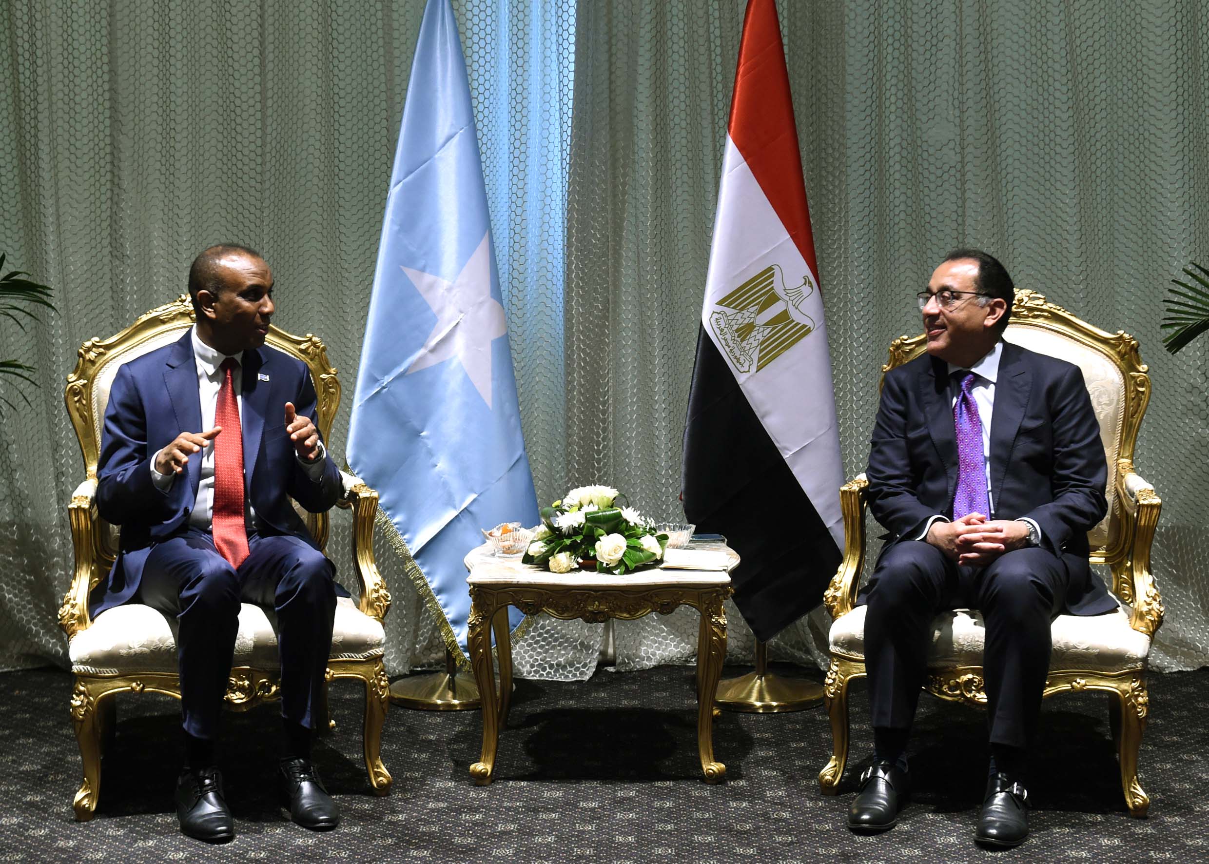 SLM 9568 مصر .. مدبولى يلتقى رئيس وزراء  الصومال علي هامش اجتماعات بنك التنمية الأفريقي 