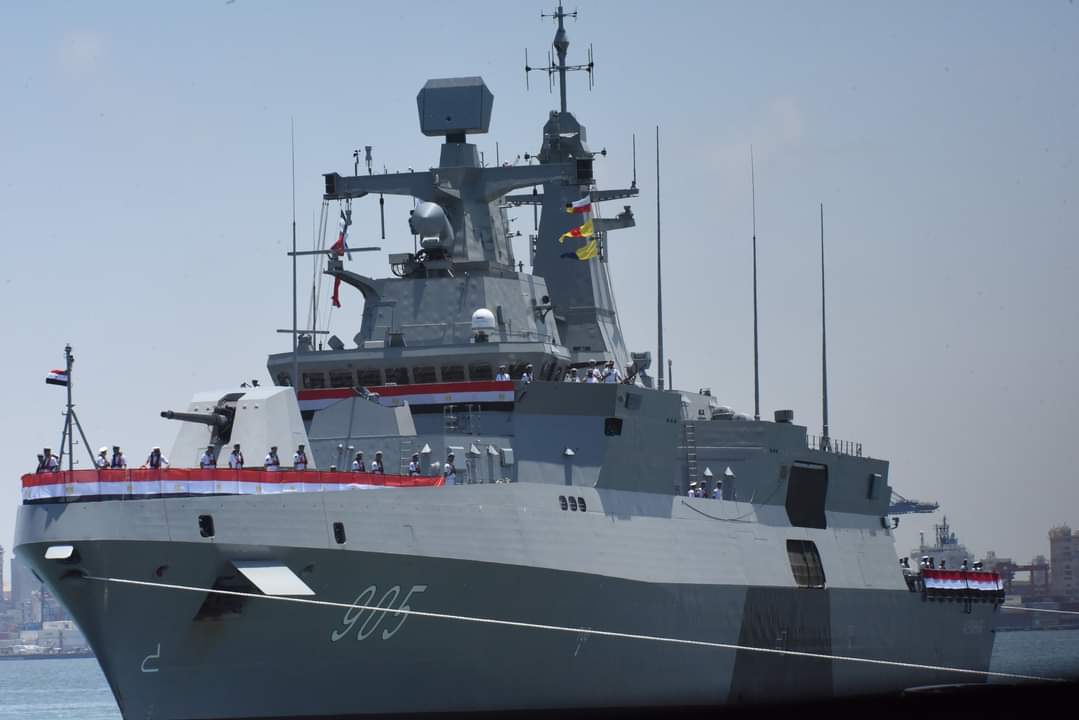 FB IMG 1686487874190 مصر .. المتحدث العسكرى : وصول الفرقاطة "القهار" إلى قاعدة الإسكندرية إيذاناً بإنضمامها للقوات البحرية