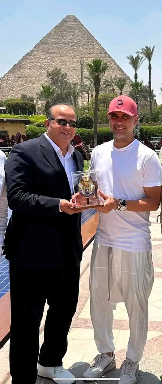 جوارديولا داهية التدريب الاسباني يقضي إجازته الصيفية في مصر 1 FB IMG 1687525306870 جوارديولا داهية التدريب الاسباني يقضي إجازته الصيفية في مصر