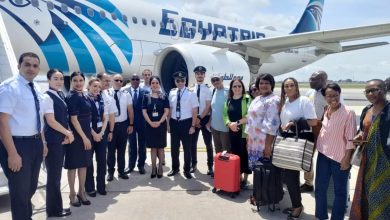 FB IMG 1687705752274 « المركزي المصري » يثمن جهود مصر للطيران في رعاية مؤتمر بنك التنمية الإفريقي