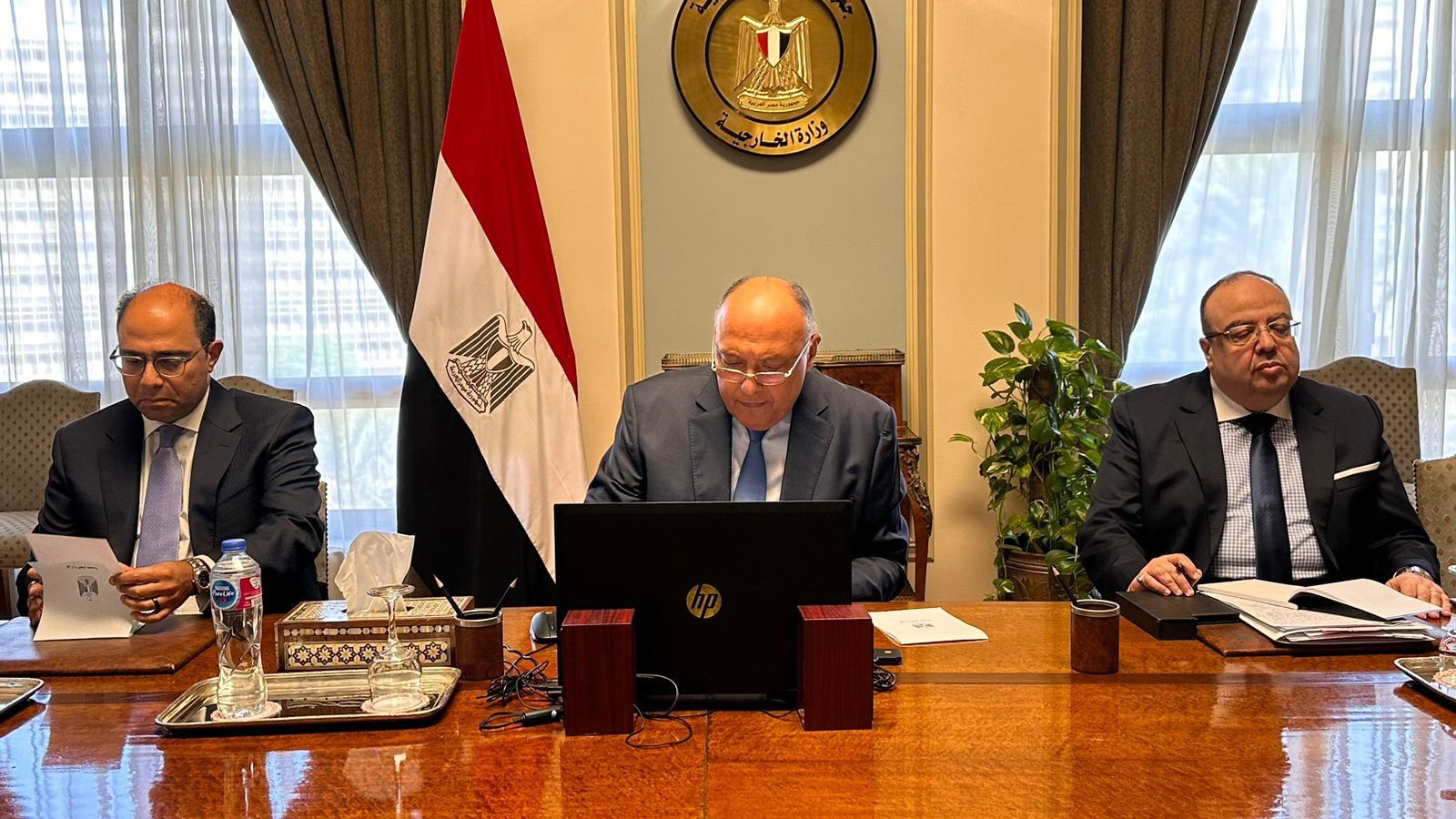 IMG 20230619 WA0009 وزير الخارجية المصري : استمرار أمد الصراع في السودان سيدفع المزيد من السودانيين للفرار إلى دول الجوار