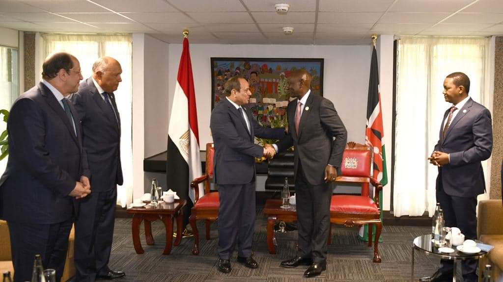 FB IMG 1689511294887 الرئيس السيسي يبحث مع « روتو » الأوضاع في منطقتي القرن الأفريقي وحوض النيل والأزمة في السودان