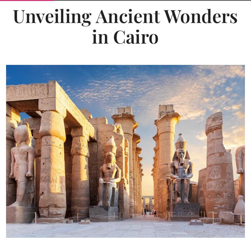 IMG 20230709 WA0015 « Salon Privé » يبرز المقومات السياحية والأثرية في مصر 