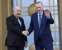 واردوغان ارتياح جزائري تركي لمستوى العلاقات الثنائية.. و 5 مليارات دولار حجم التبادل التجاري