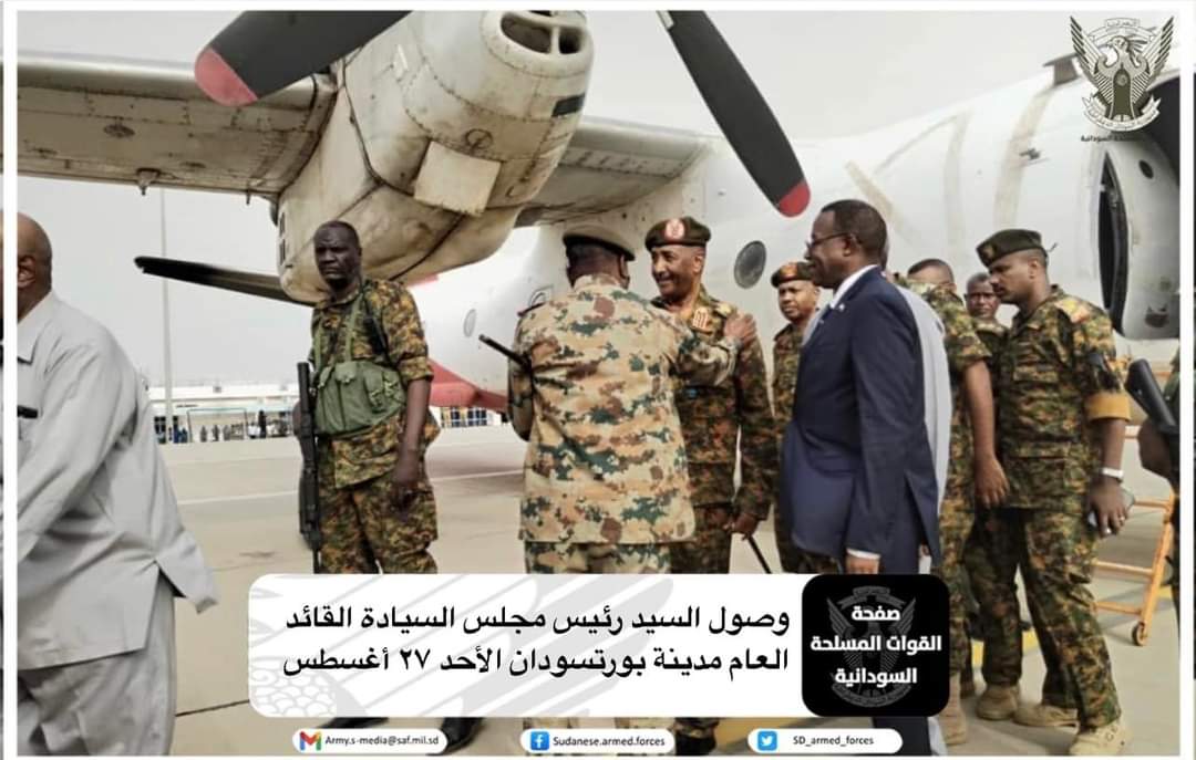 FB IMG 1693145417582 السودان .. « البرهان » يصل بورتسودان ( صور )