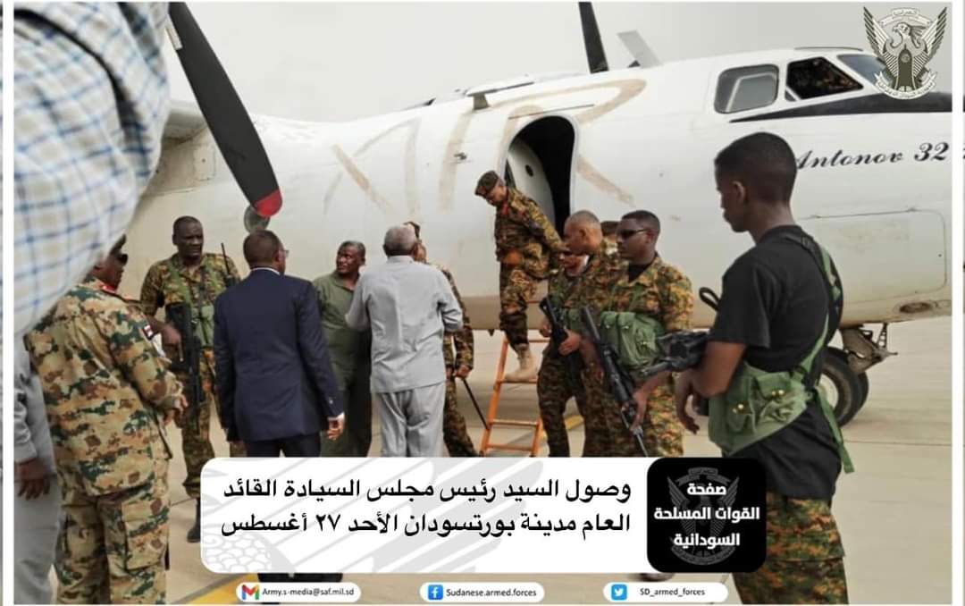 FB IMG 1693145423329 السودان .. « البرهان » يصل بورتسودان ( صور )