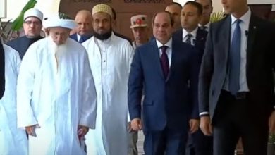 السيسي يفتتح مسجد السيدة نفيسة مصر .. الرئيس السيسي يفتتح أعمال مسجد السيدة نفيسة بعد أعمال التطوير والترميم