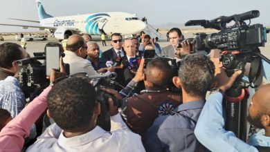 IMG 20230905 WA0000 السودان .. وصول أولي رحلات مصر للطيران لمطار بورتسودان ( صور )