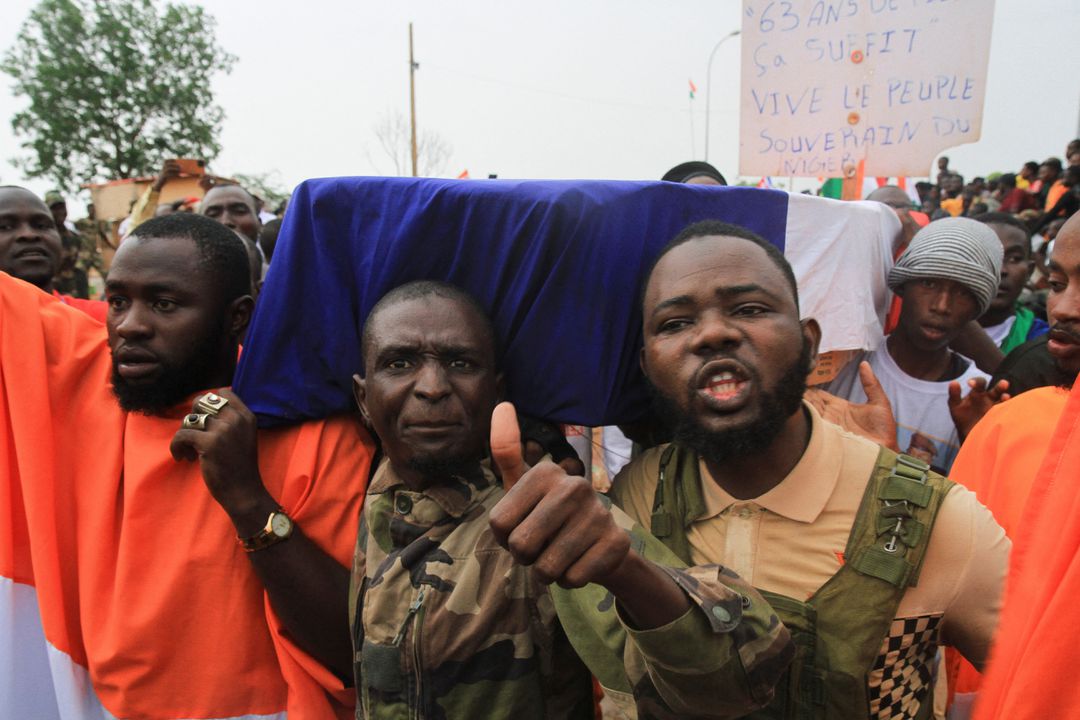 YFIK2W64IRMFXCFSICLWPZZVAM النيجر .. مظاهرات حاشدة للمطالبة برحيل القوات الفرنسية 