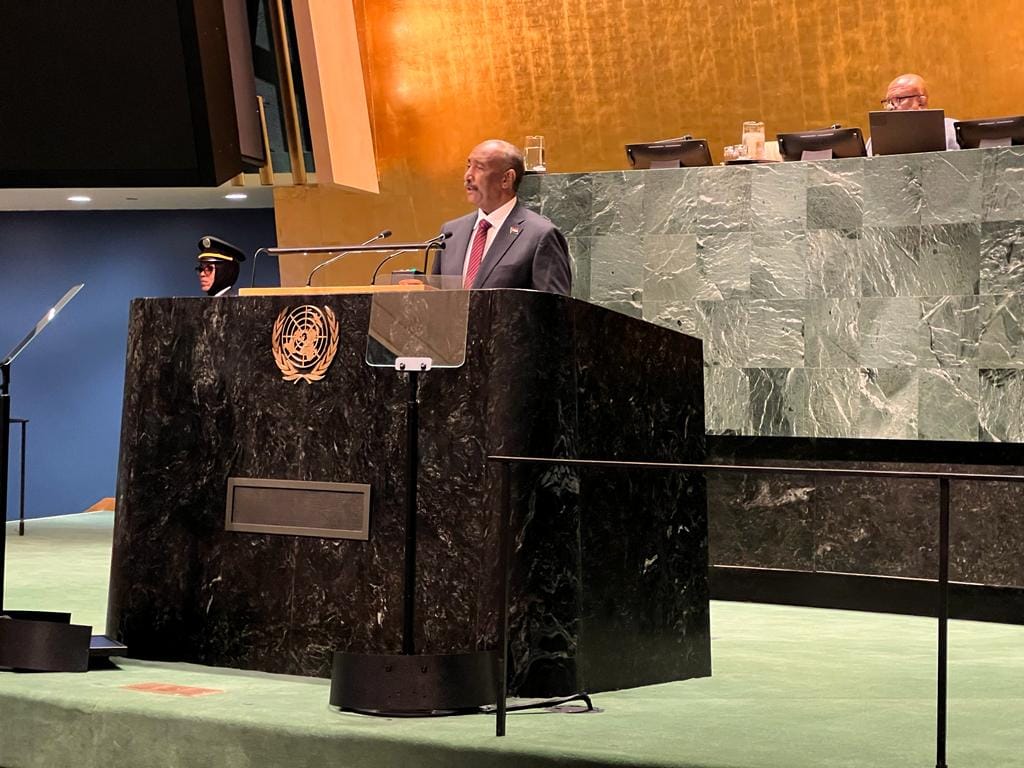 السودان .. رسائل نارية من " البرهان " علي منبر الأمم المتحدة 1 أمام الجمعية العامة للأمم المتحدة 1 السودان .. رسائل نارية من " البرهان " علي منبر الأمم المتحدة