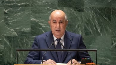 الجزائري عبد المجيد تبون الرئيس الجزائري: لابد من تغليب لغة الحوار وإنهاء حالة الاقتتال في السودان