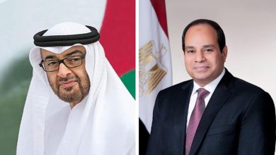 السيسي ومحمد بن زايد السيسي ومحمد بن زايد يتوافقان على مواصلة الجهد المشترك للدفع نحو تسوية أزمات المنطقة