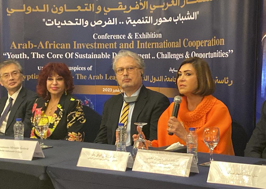 الدكتورة سوزان القليني تبرز دور الذكاء الإصطناعي في مؤتمر الاستثمار العربى الأفريقى بشرم الشيخ 1 IMG 20231011 WA00131 الدكتورة سوزان القليني تبرز دور الذكاء الإصطناعي في مؤتمر الاستثمار العربى الأفريقى بشرم الشيخ