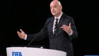 infantino MAP رئيس الفيفا: الترشيح المشترك بين المغرب اسبانيا والبرتغال لمونديال 2030 رسالة للسلام والتسامح والاندماج