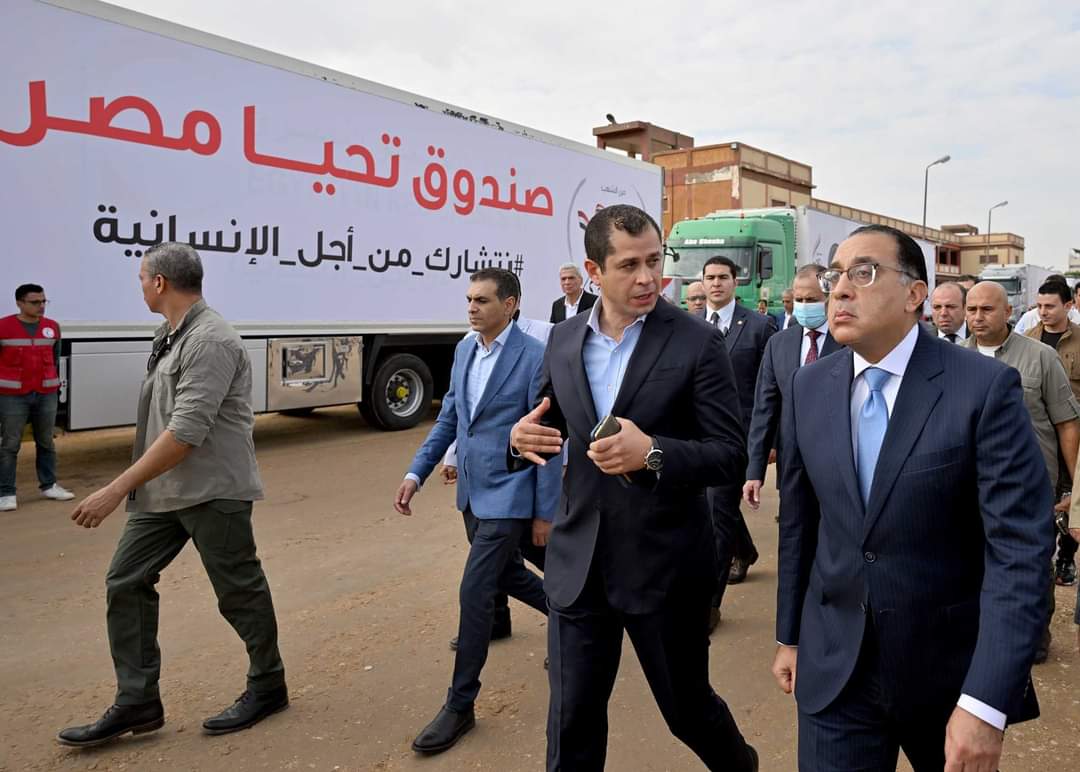 مصر تطلق أكبر قافلة مساعدات إنسانية شاملة للفلسطينيين في غزة 1 FB IMG 1700296660117 مصر تطلق أكبر قافلة مساعدات إنسانية شاملة للفلسطينيين في غزة