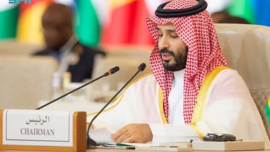 محمد بن سلمان ولي العهد السعودي ولي عهد السعودية : المملكة قدمت 45 مليار دولار لدعم المشروعات التنموية في 54 دولة أفريقية