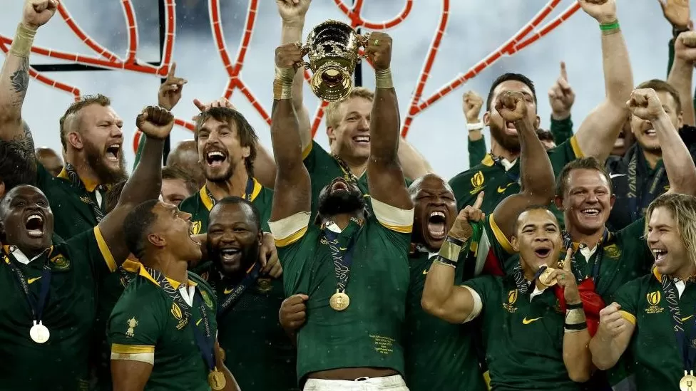 جنوب افريقيا للرجبي جنوب أفريقيا .. احتفالات ضخمة بالفوز بكأس العالم للرجبي