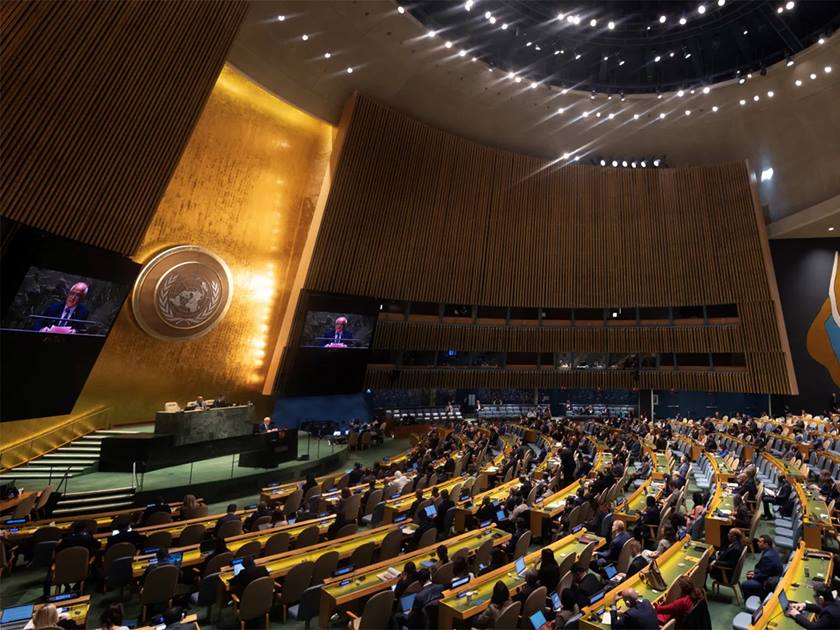 296692 1 الأمم المتحدة تعتمد 5 قرارات لصالح فلسطين